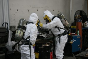 Orange County Testing Haz Mat Drums